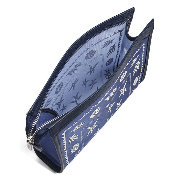 Le Alana – Pochette de plage en mesh marine