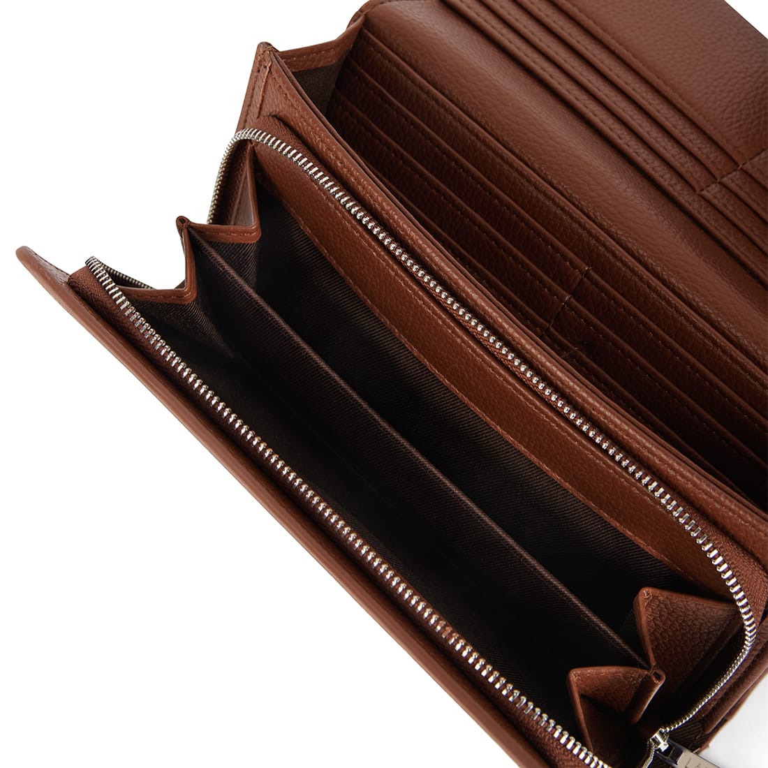 Le Alondra – Portefeuille moyen en cuir vegan hazelnut