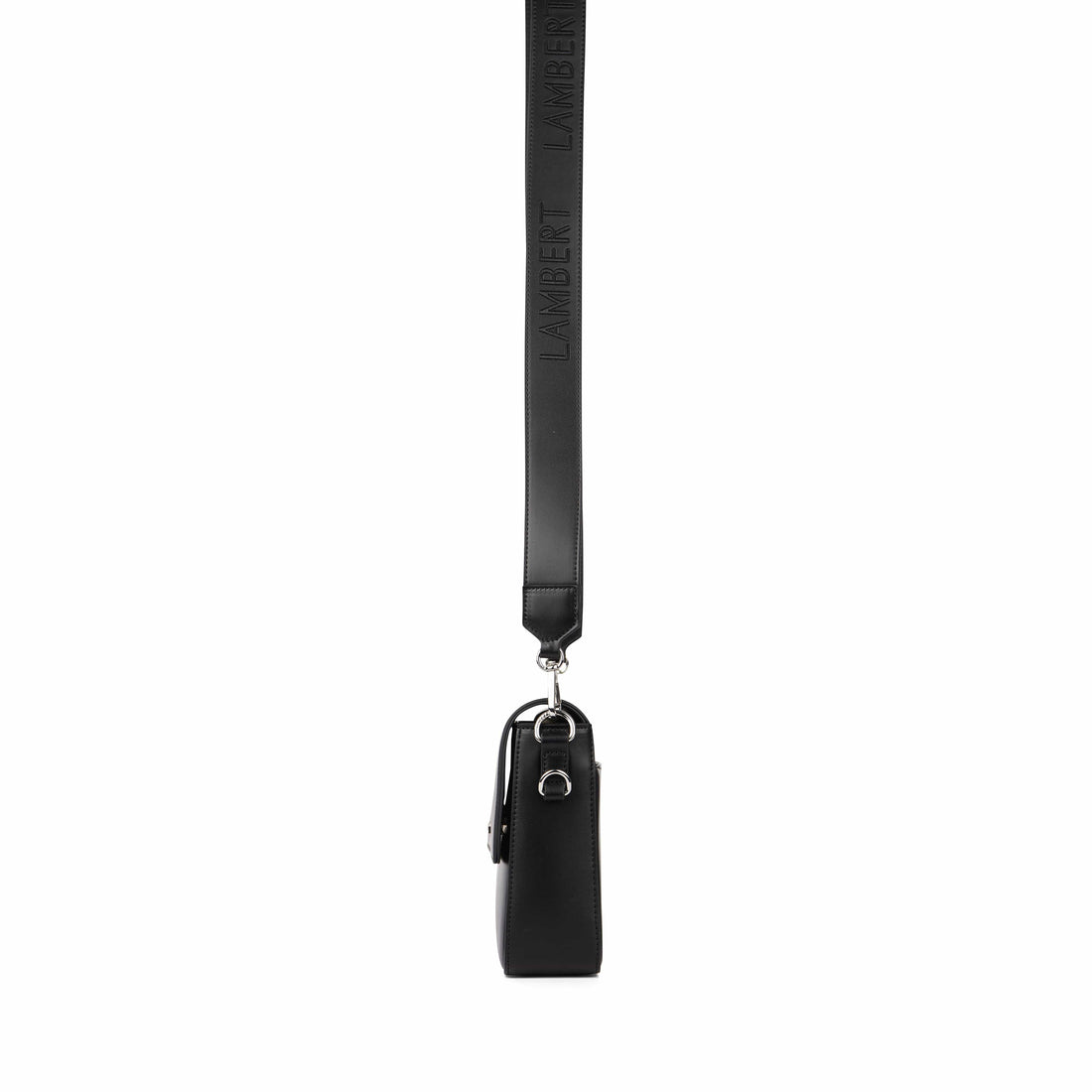 Le Amber – Sac à main 2-en-1 en cuir vegan noir