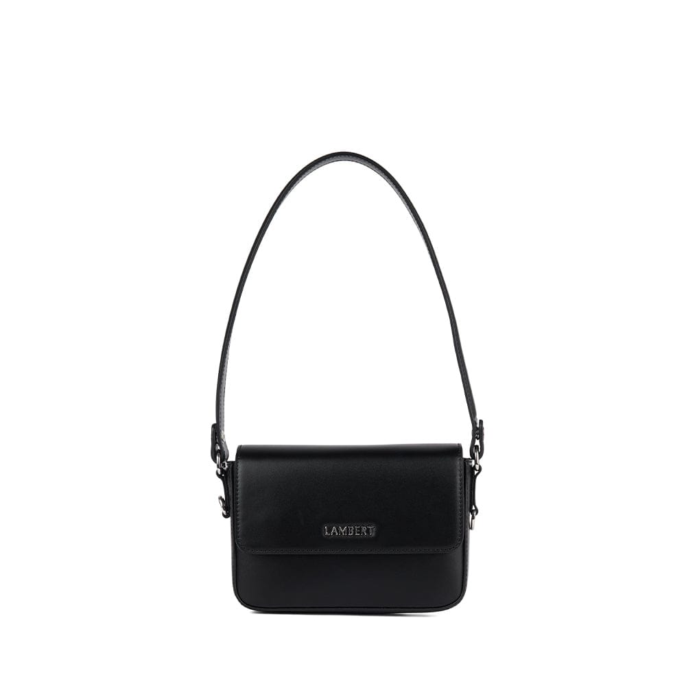 Le Amelie - Sac à main 2-en-1 en cuir vegan noir