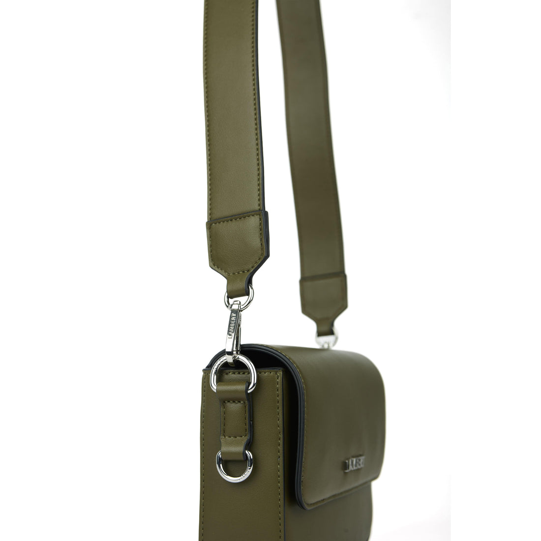 Le Amelie - Sac à main 2-en-1 en cuir vegan cedar