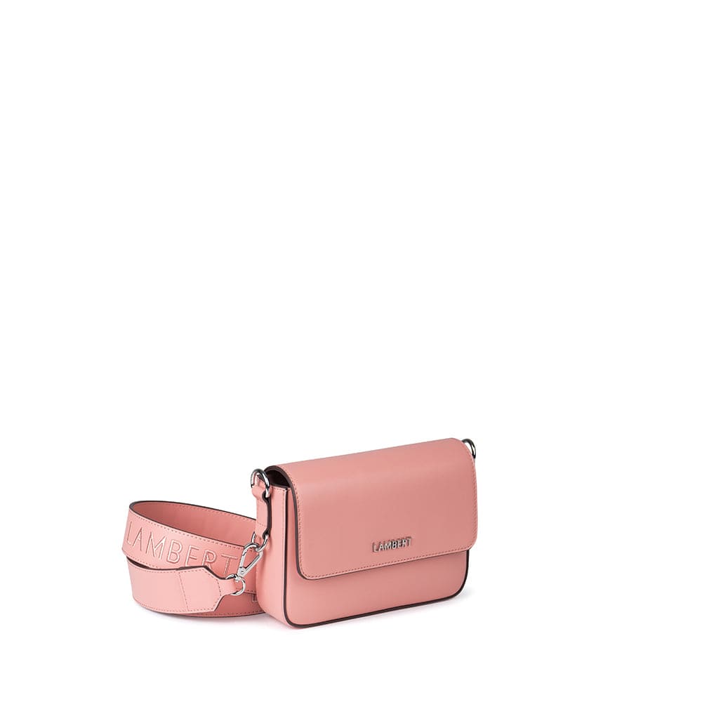 Le Amelie - Sac à main 2-en-1 en cuir vegan sorbet