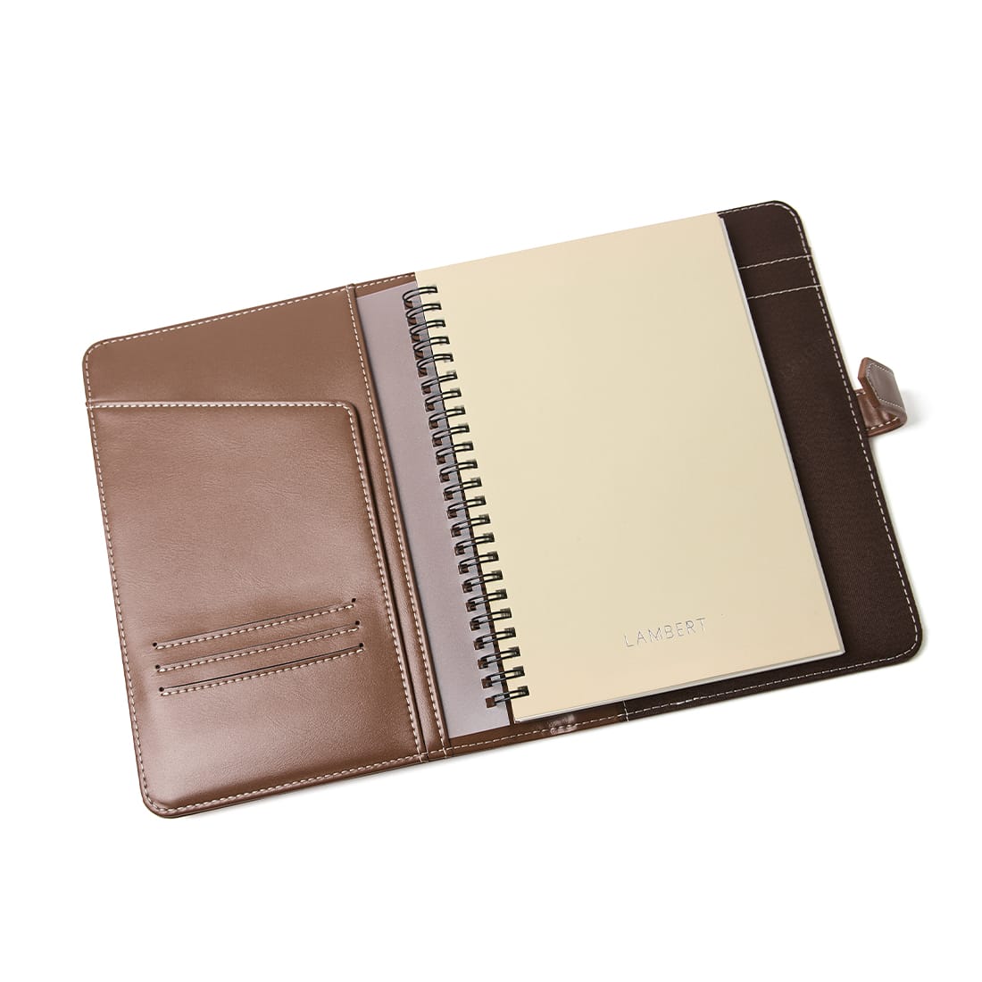 The Ariel - Hazelnut Vegan Leather Notebook Cover