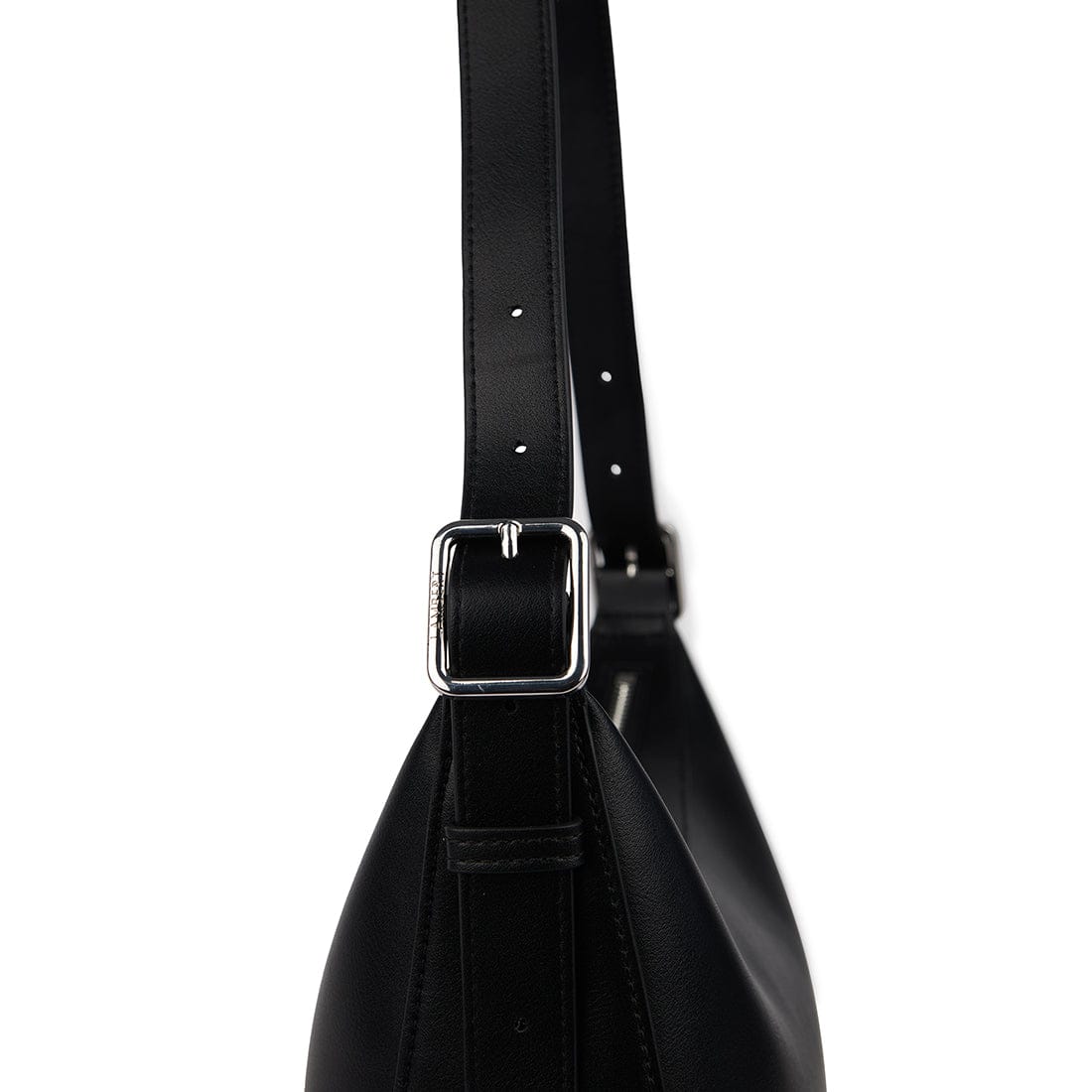 Le Audrey - Sac à main 2-en-1 en cuir vegan noir