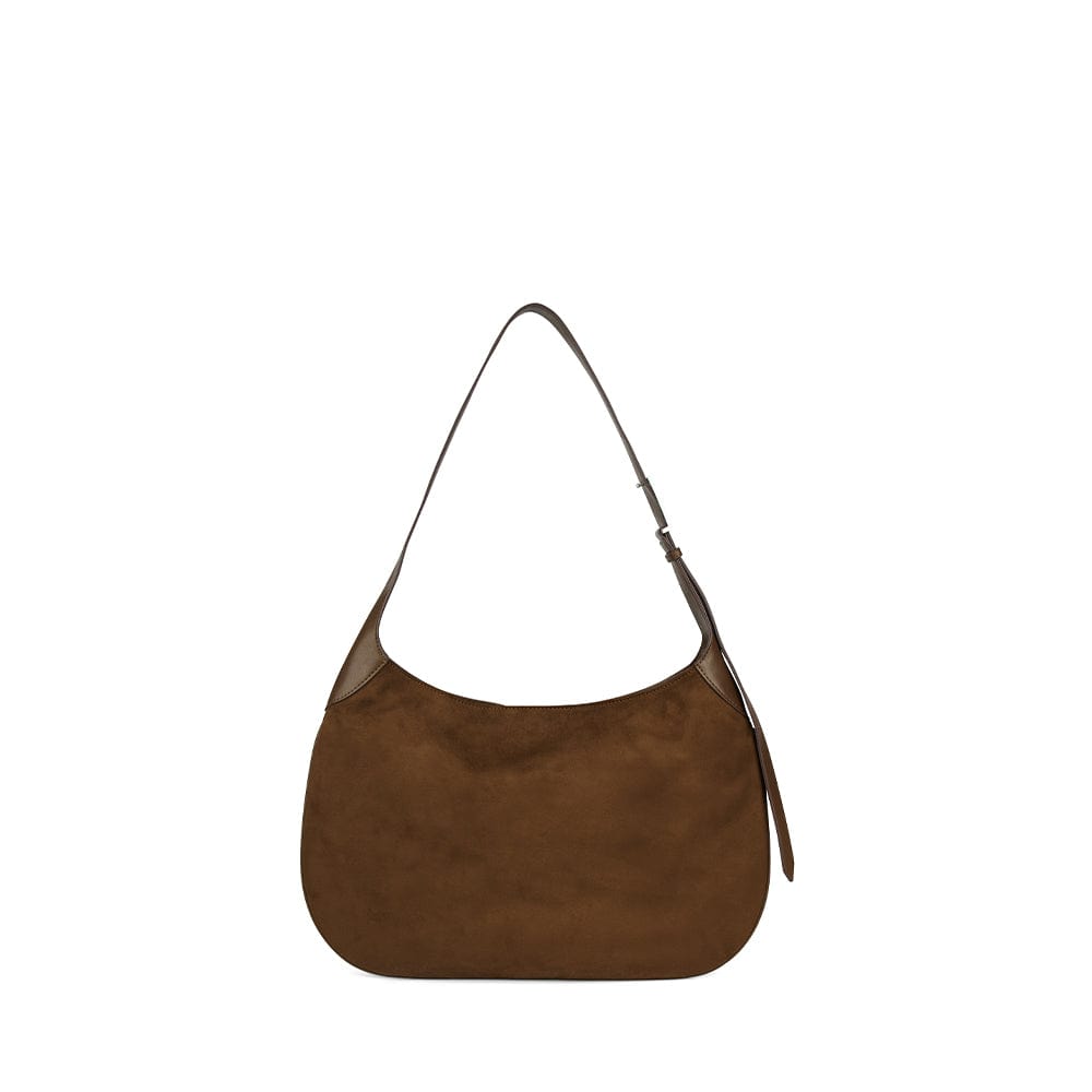 Le Blair - Sac à main en suède vegan cacao