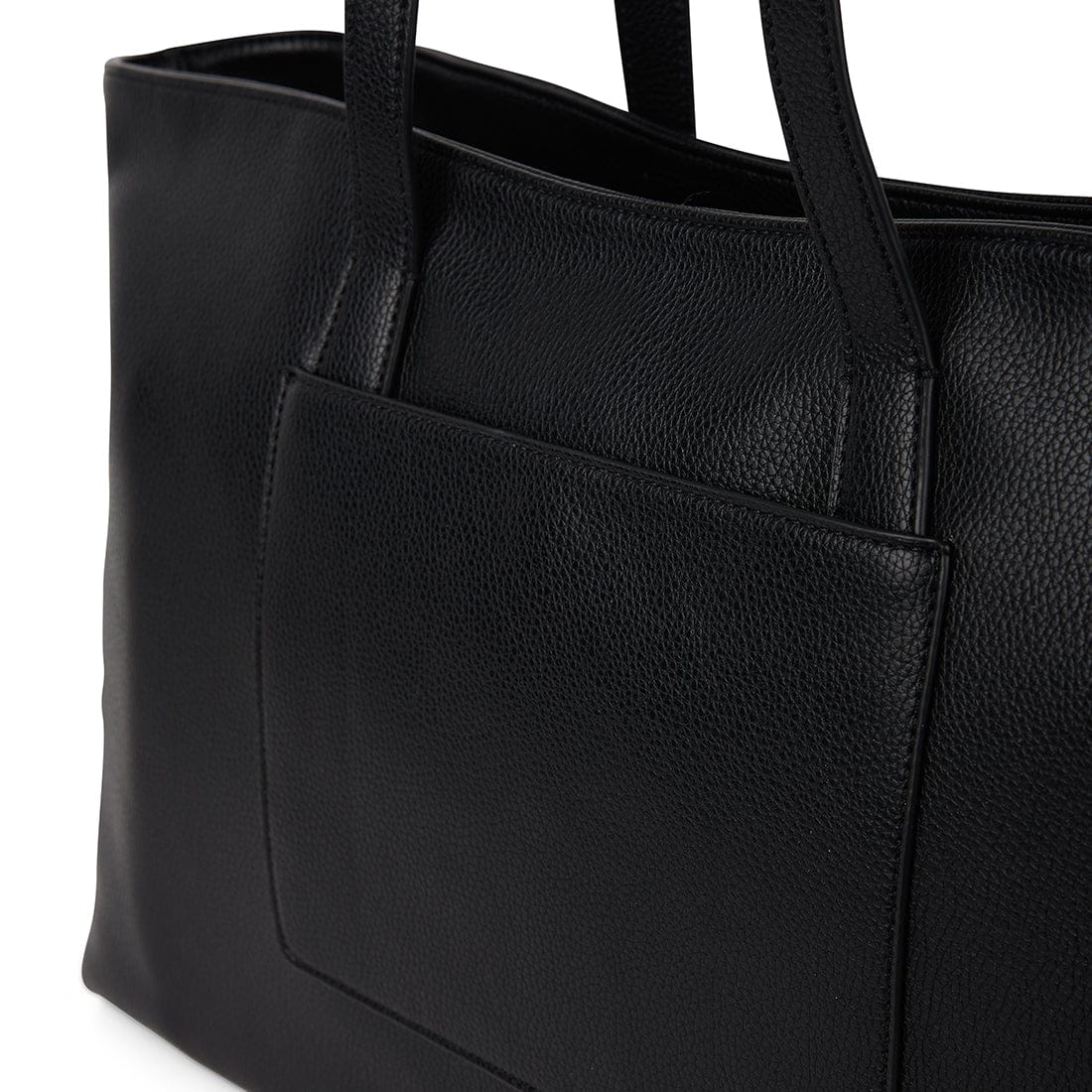 Le Britney - Sac fourre-tout en cuir vegan noir