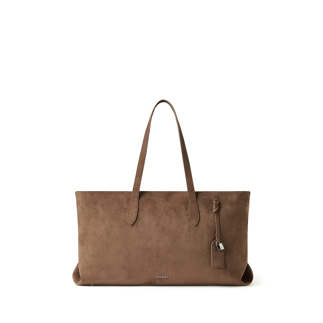 The Britney - Taupe Vegan Suede Tote Bag