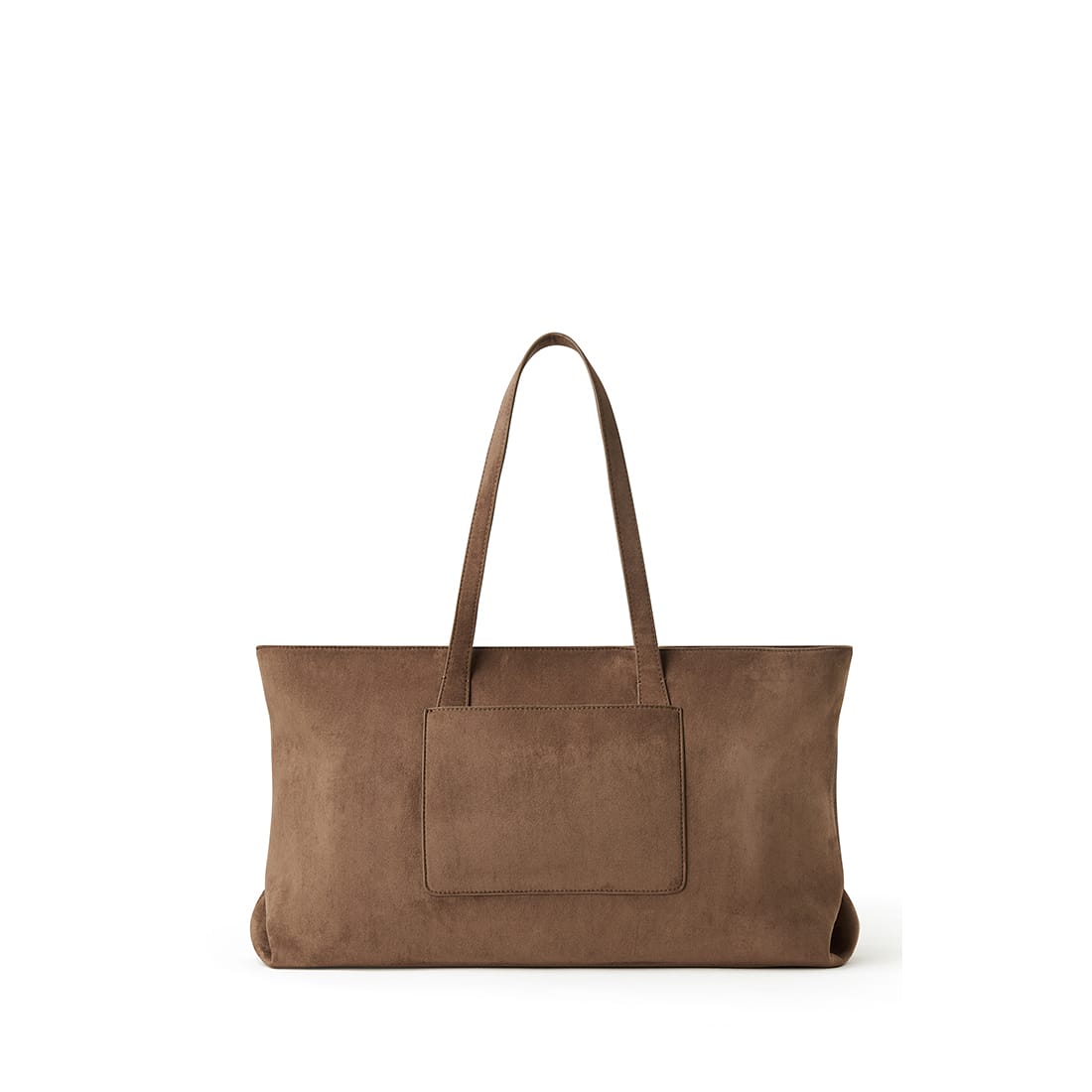 The Britney - Taupe Vegan Suede Tote Bag