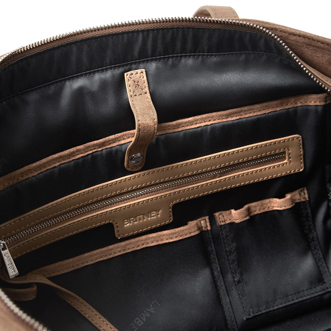 The Britney - Taupe Vegan Suede Tote Bag