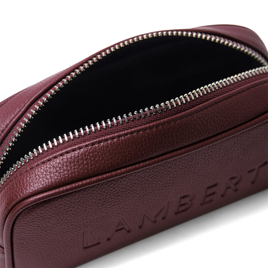 The Brooke - Cassis Vegan Leather Pencil Case