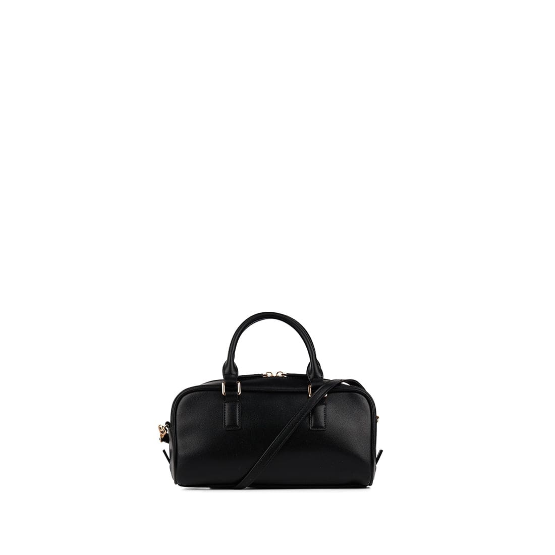 The Camille – 2-in-1 Black Vegan Leather Handbag