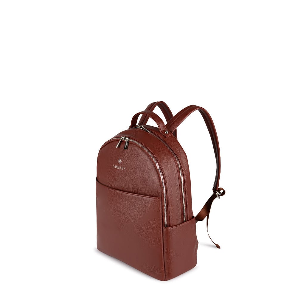 Le Charlotte - Sac à dos en cuir vegan rosewood