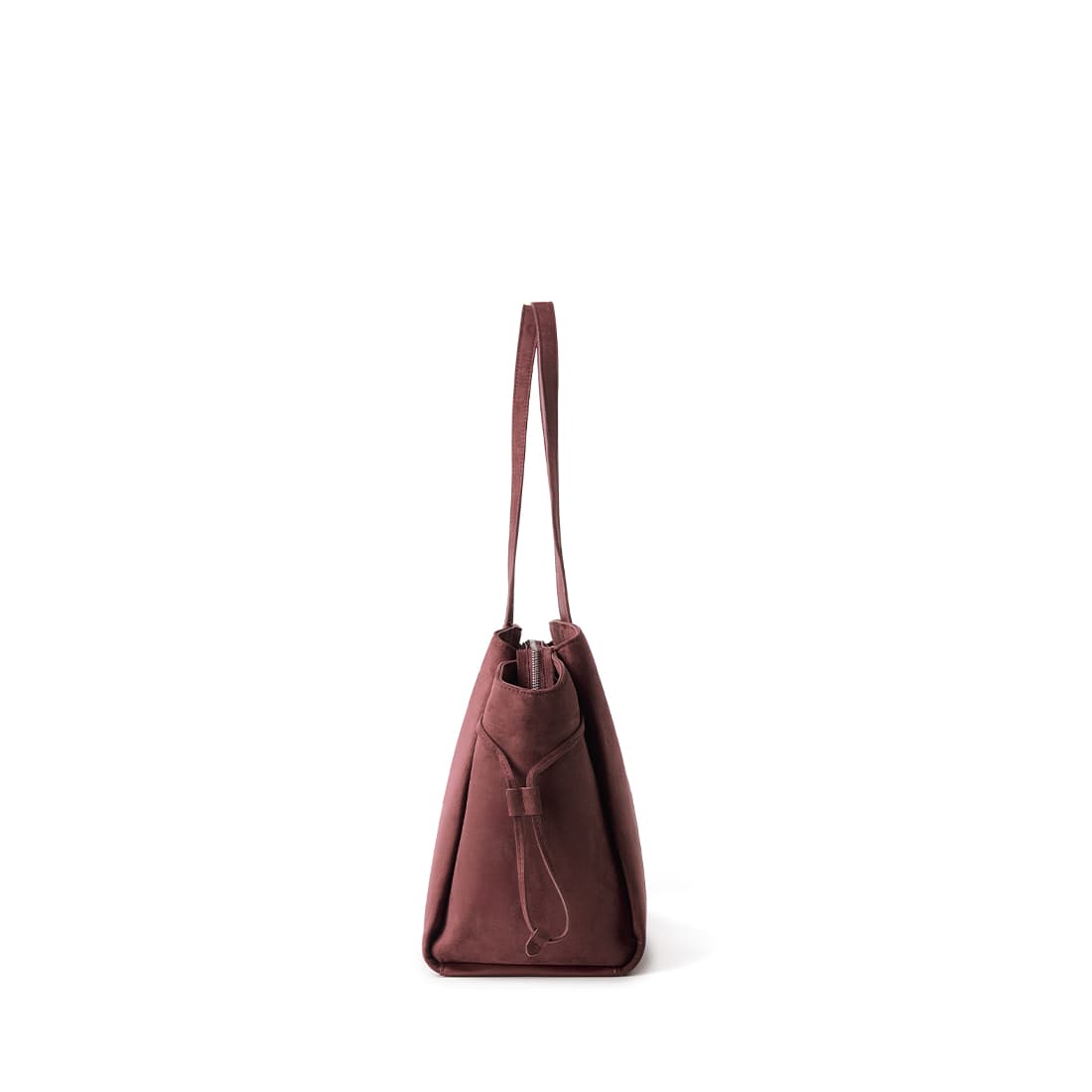 The Clothilde - Cassis Vegan Suede Work Tote Bag