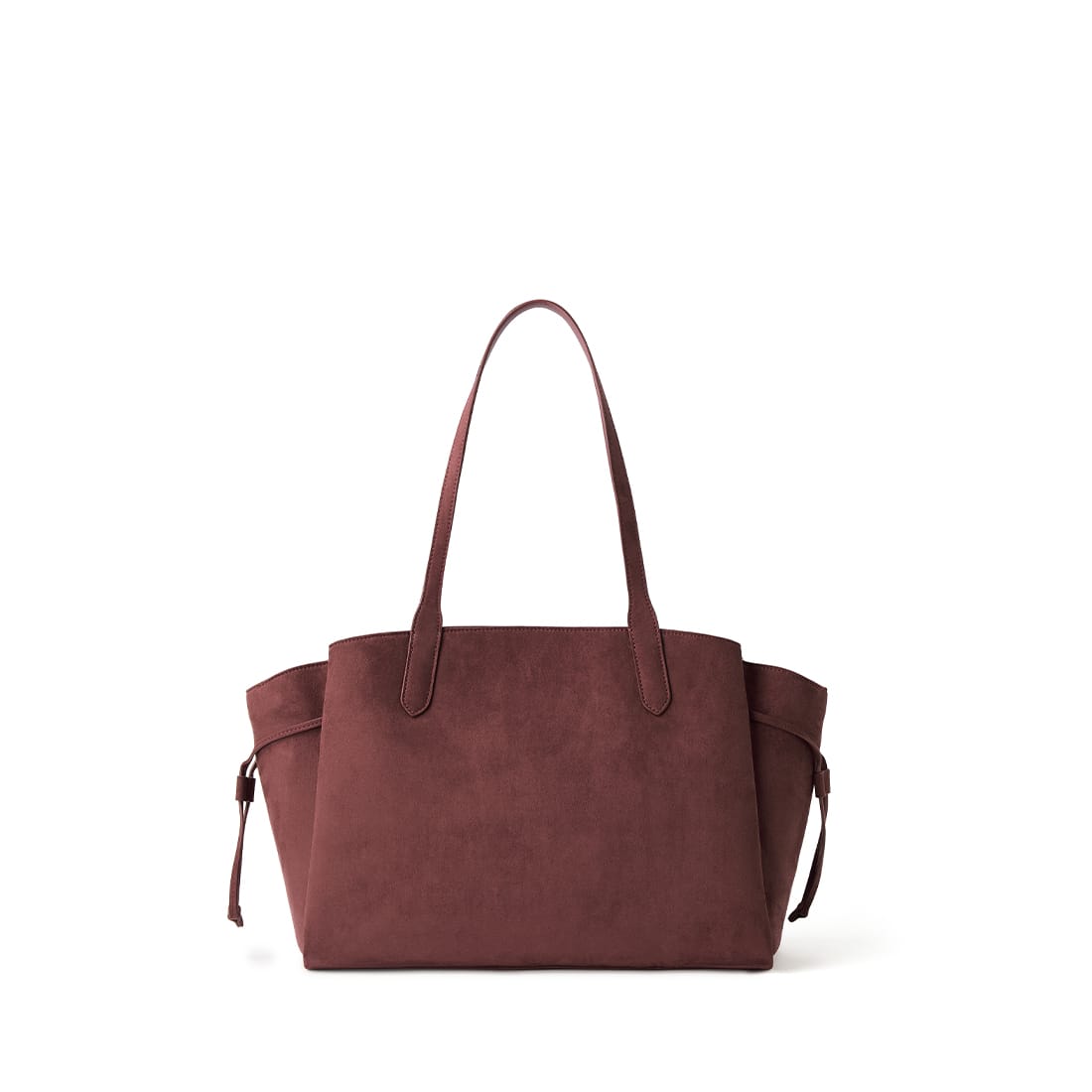 The Clothilde - Cassis Vegan Suede Work Tote Bag