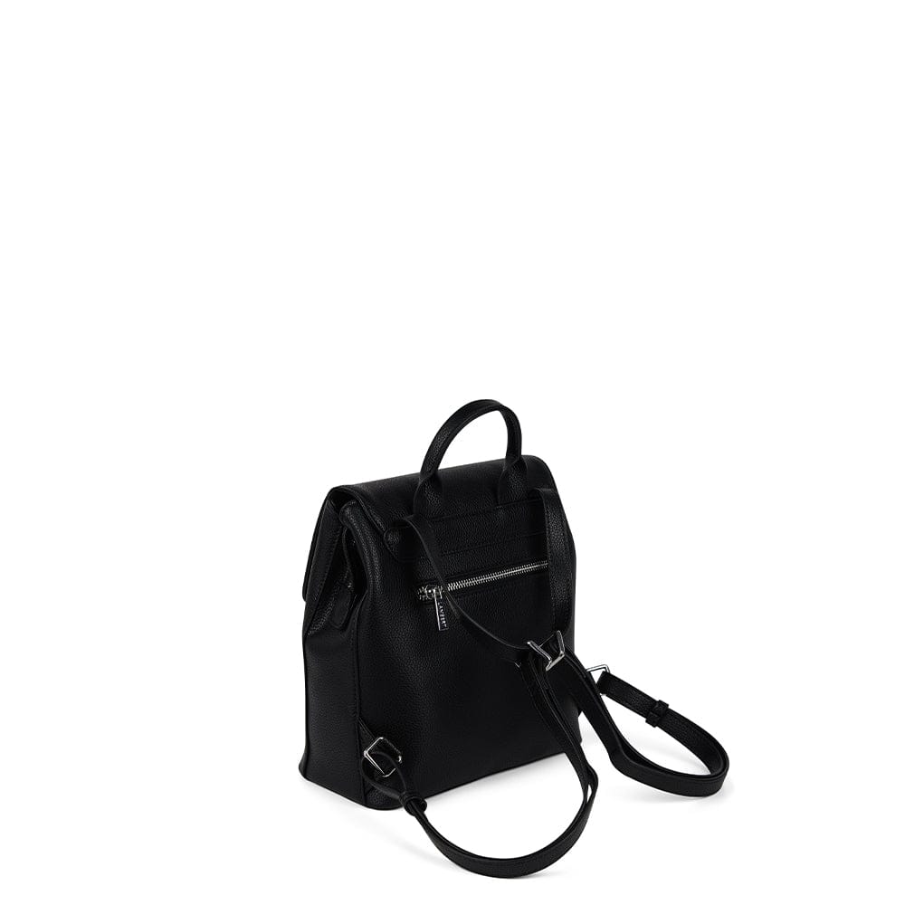 Le Cynthia - Sac à dos en cuir vegan noir