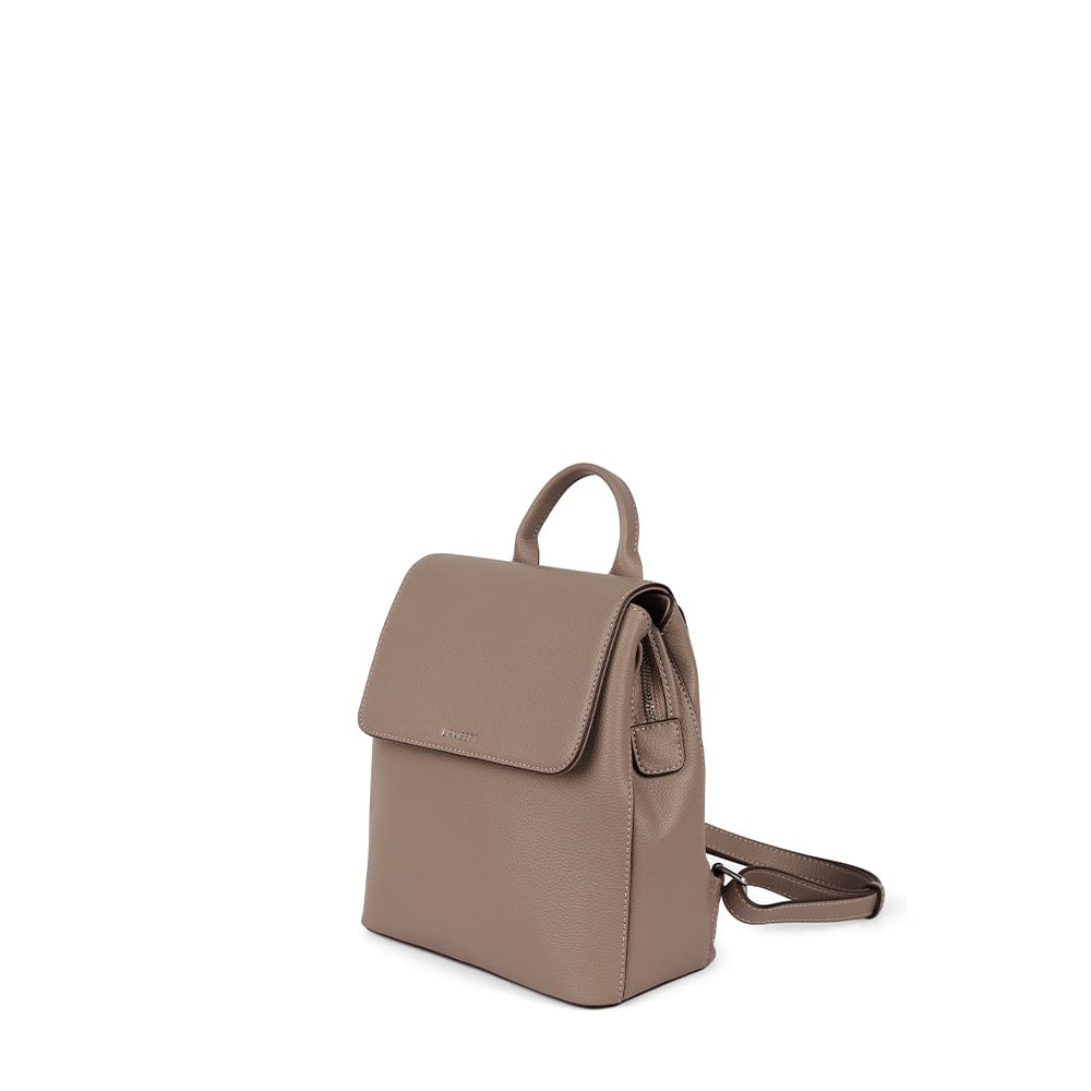 Le Cynthia - Sac à dos en cuir vegan terra