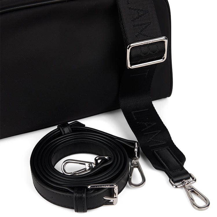 Le Dahlia – Sac à main 2-en-1 en nylon noir