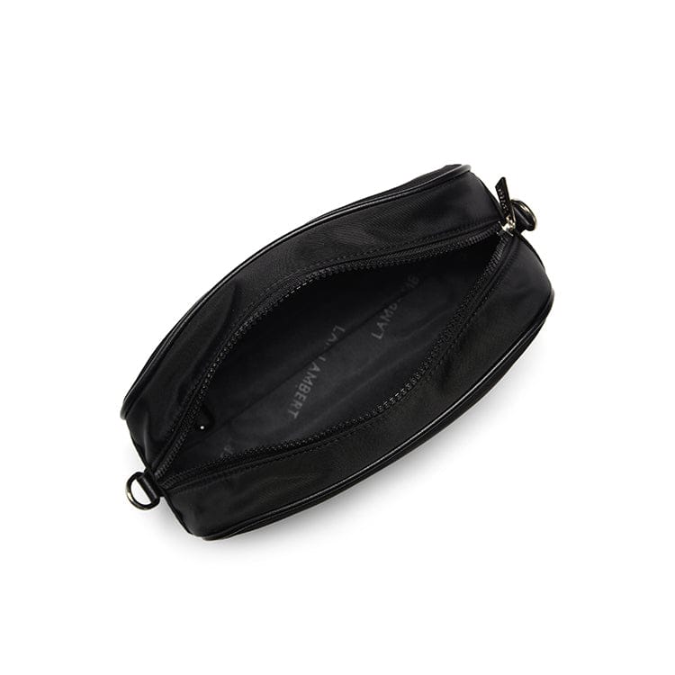 Le Dahlia – Sac à main 2-en-1 en nylon noir