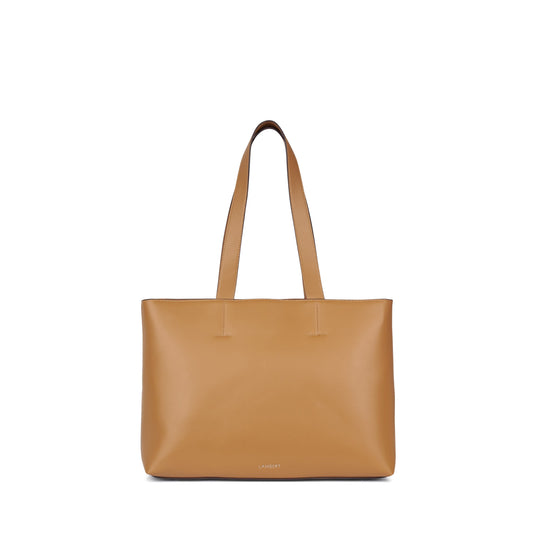 Le Danyka - Sac fourre-tout en cuir vegan sepia
