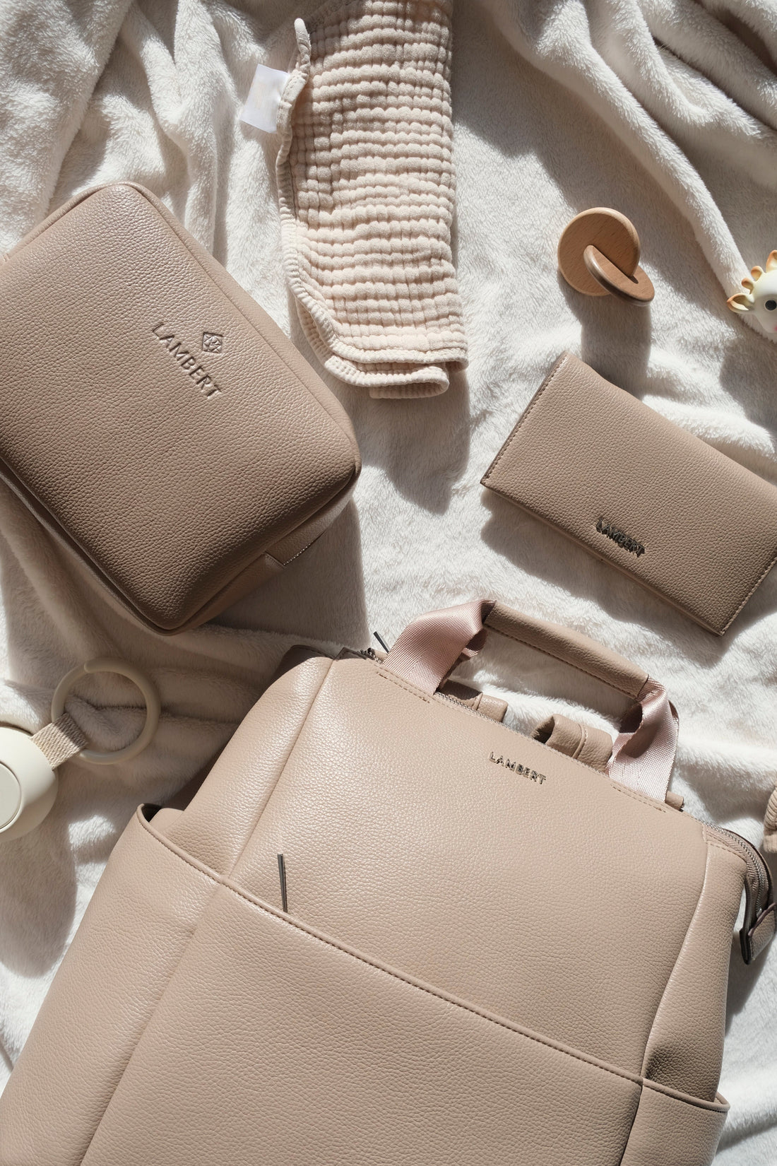 Le Nala - Sac à couches en cuir vegan terra recyclé