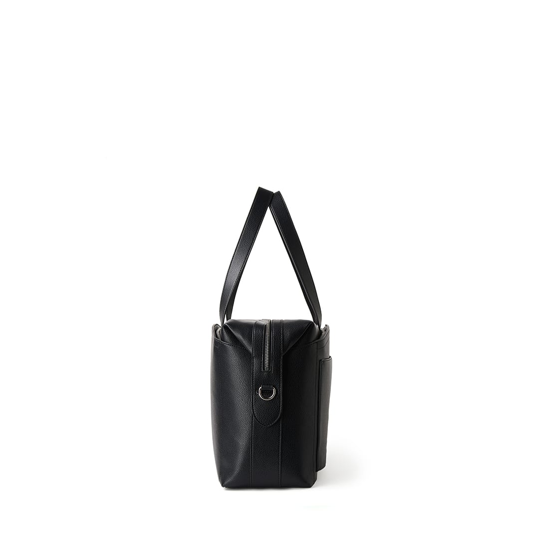 The Edmonton - 2 in 1 Black Vegan Leather Travel Bag