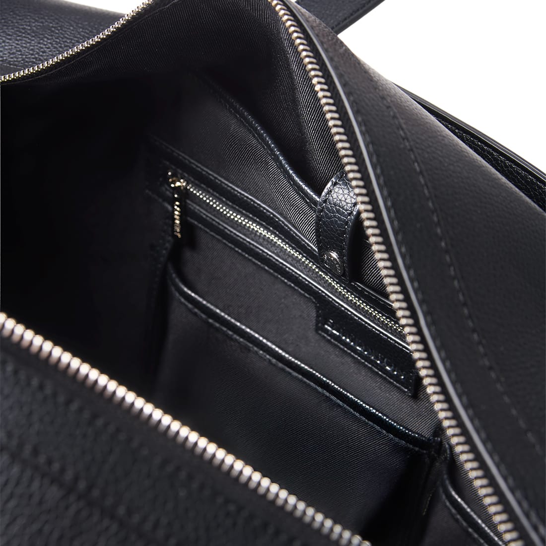 The Edmonton - 2 in 1 Black Vegan Leather Travel Bag