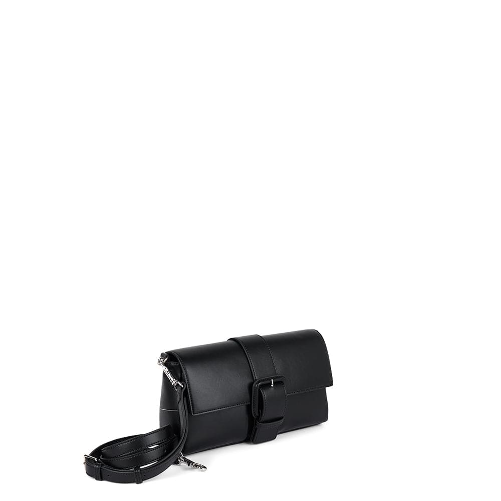 Le Elsie - Sac à main 2-en-1 en cuir vegan noir