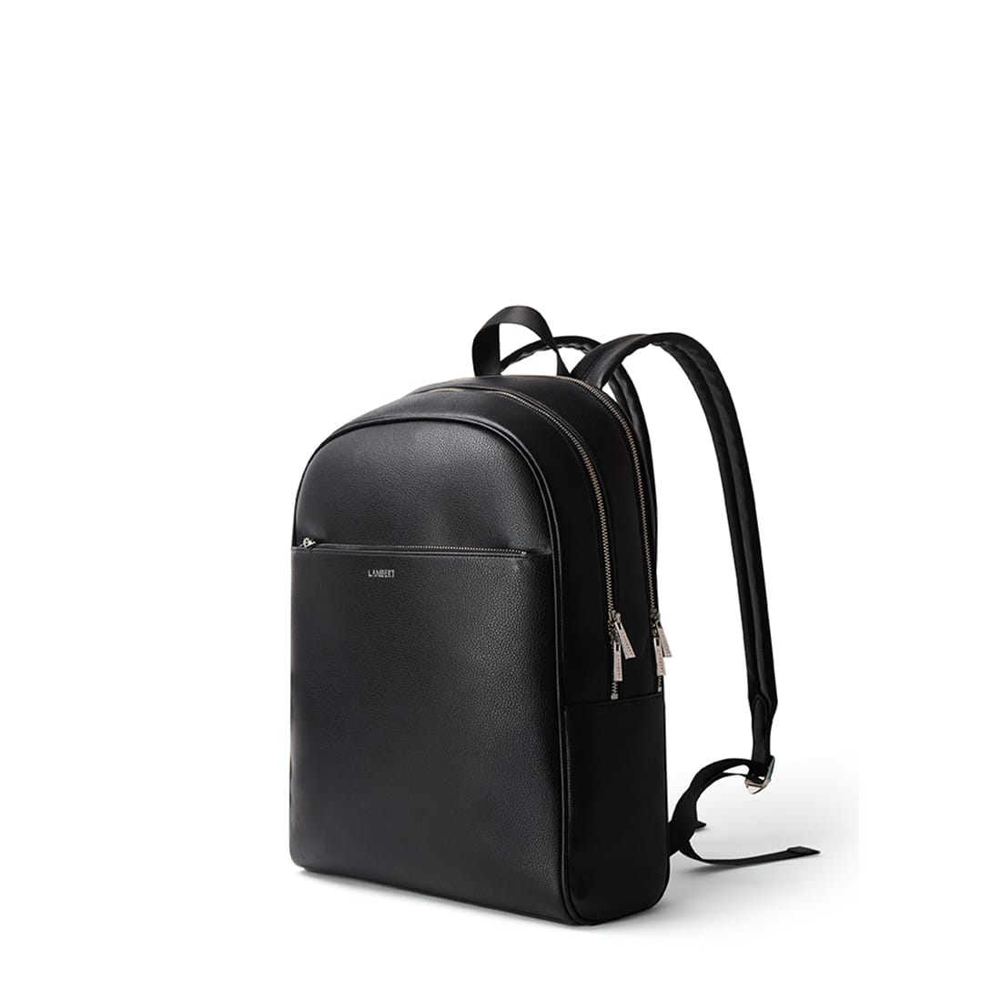 The Emerson -  Black Vegan Leather Backpack