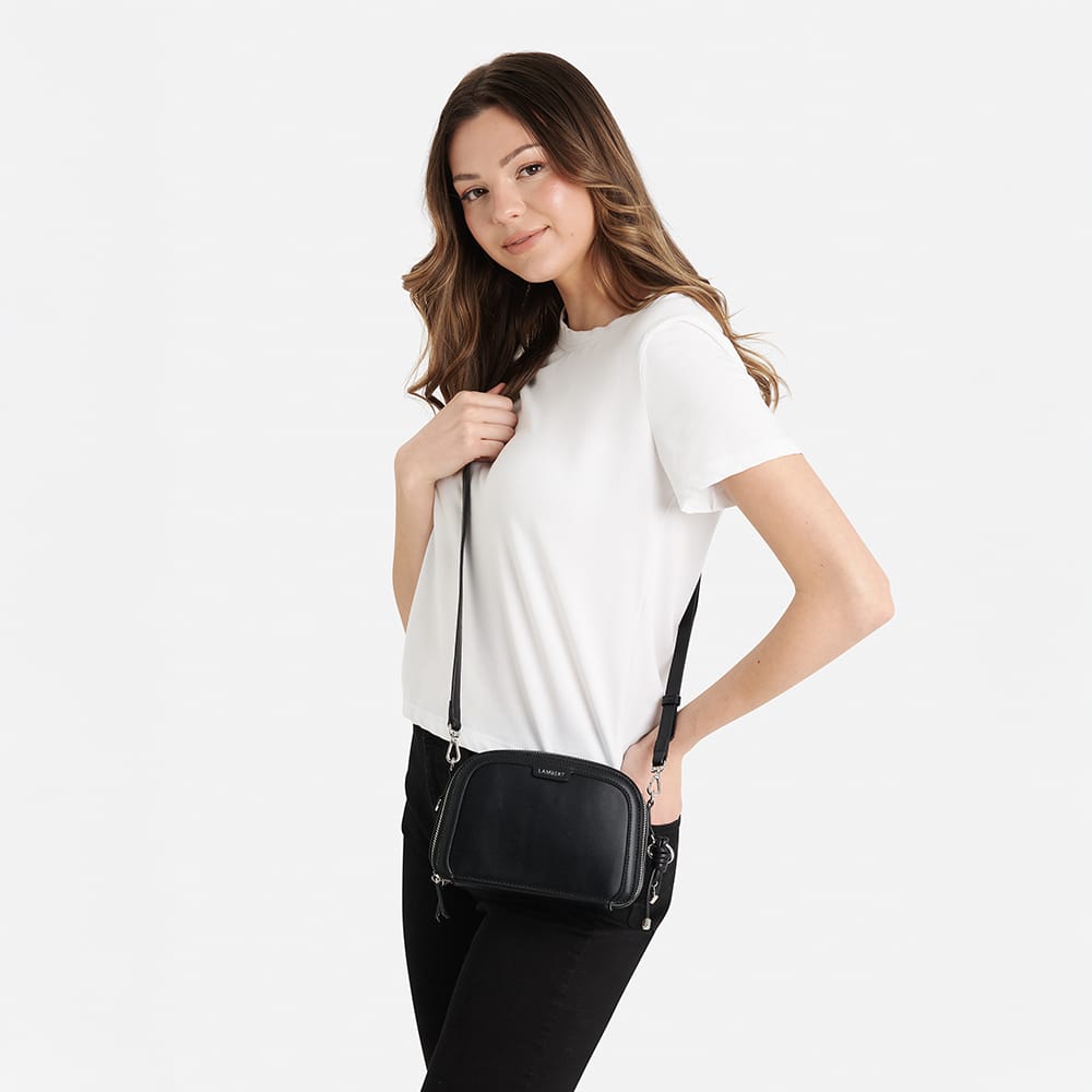 The Emmy - Hazelnut Vegan Leather Crossbody Bag