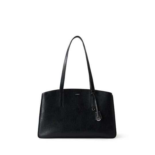 Le Estelle – Sac fourre-tout en cuir vegan noir