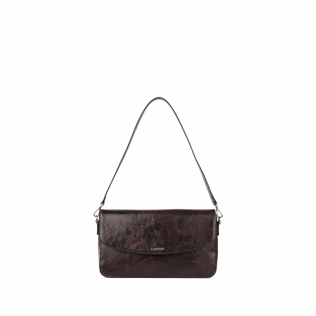 Le Esther - Sac à main 2-en-1 en cuir vegan bark