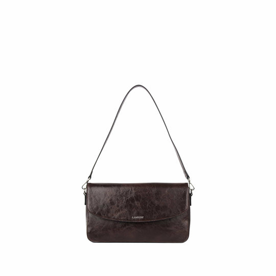 Le Esther - Sac à main 2-en-1 en cuir vegan bark