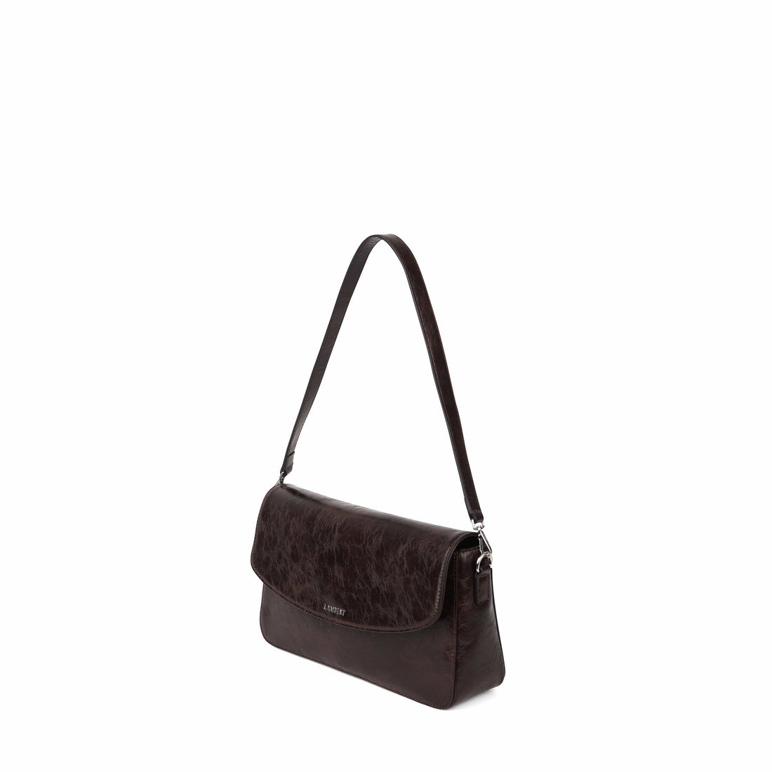 Le Esther - Sac à main 2-en-1 en cuir vegan bark