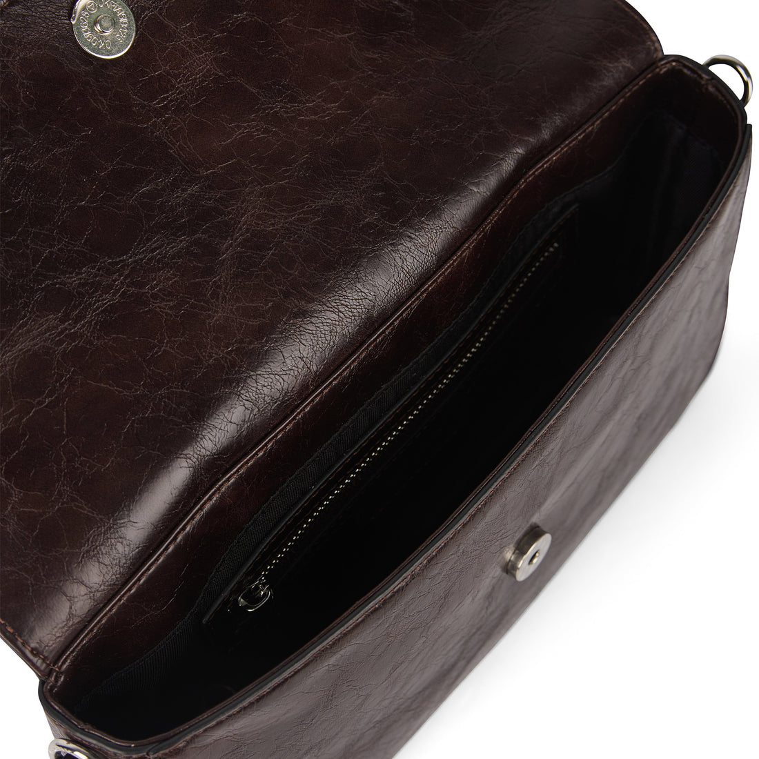 Le Esther - Sac à main 2-en-1 en cuir vegan bark