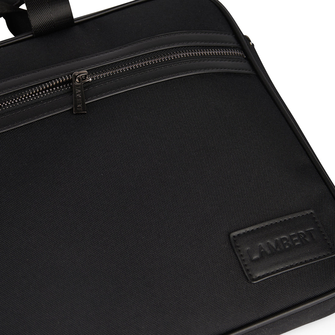 Le Evie - Sac pour ordinateur en canevas noir