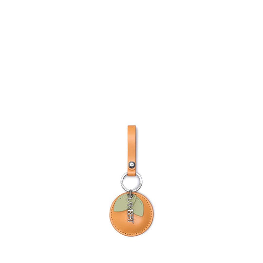The Frutti - Peach Vegan Leather Keychain
