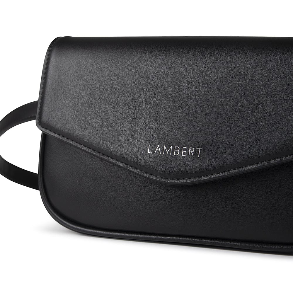 Le Gabby - Sac à main 2-en-1 en cuir vegan noir