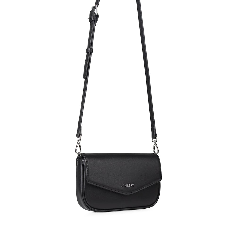 Le Gabby - Sac à main 2-en-1 en cuir vegan noir