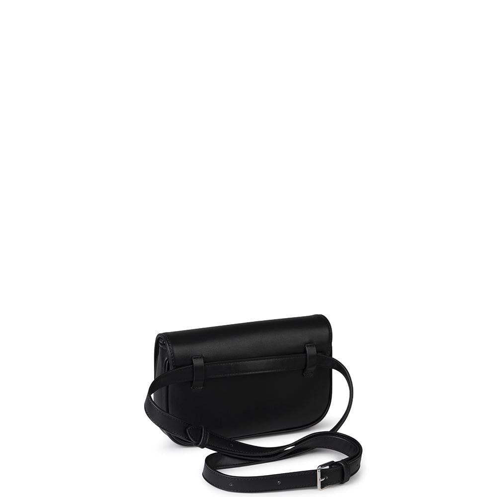 Le Gabby - Sac à main 2-en-1 en cuir vegan noir
