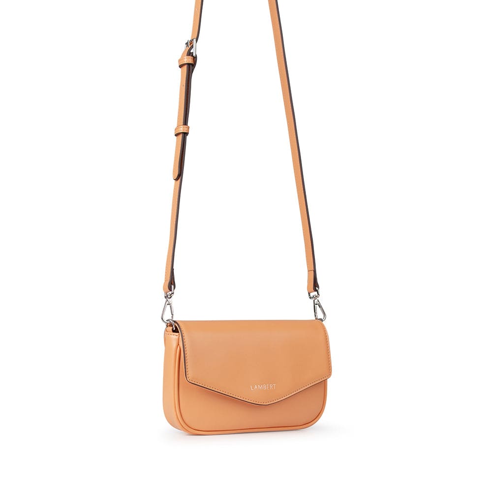 Le Gabby - Sac à main 2-en-1 en cuir vegan peach