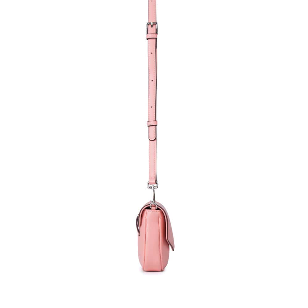 Le Gabby - Sac à main 2-en-1 en cuir vegan sorbet