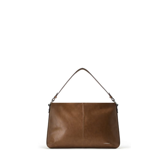 Le Gianna - Sac à main 2-en-1 en cuir vegan hazelnut