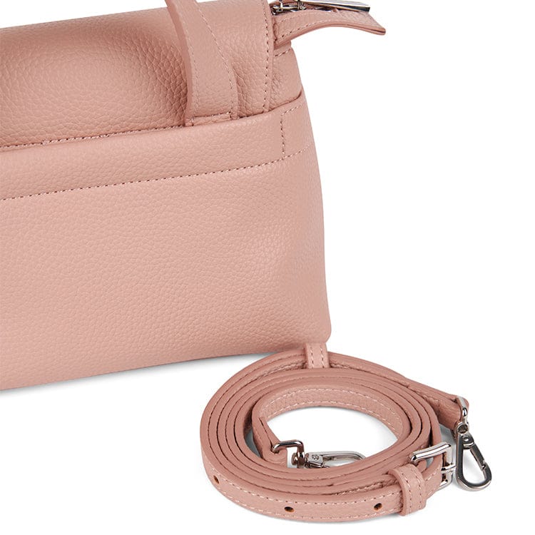 Le Ginny – Sac à bandoulière 2-en-1 en cuir vegan chiffon