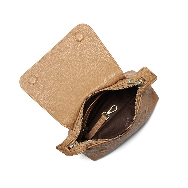 Le Ginny – Sac à bandoulière 2-en-1 en cuir vegan souvenir