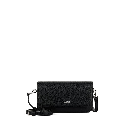 The Grace - 3-in-1 Black Vegan Leather Crossbody Bag