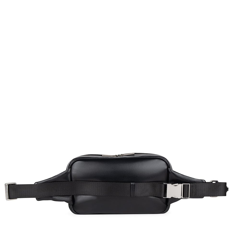 Le Hazel - Sac banane puffy en cuir vegan