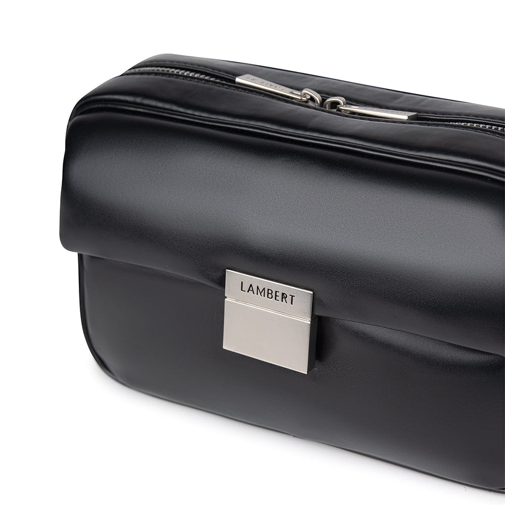 Le Hazel - Sac banane puffy en cuir vegan