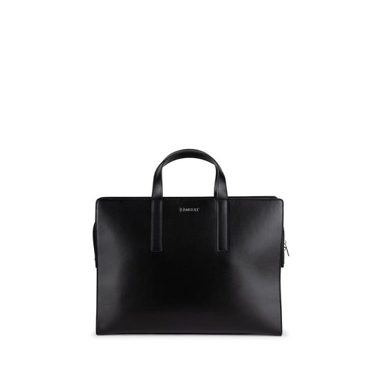 Le Helia - Malette 2-en-1 en cuir vegan noir