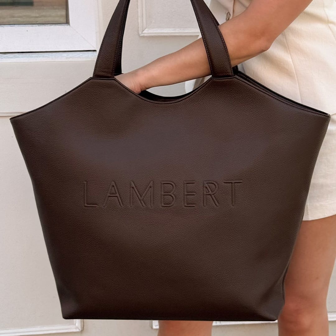 The Sheila - Chocolate Vegan Leather Tote Bag