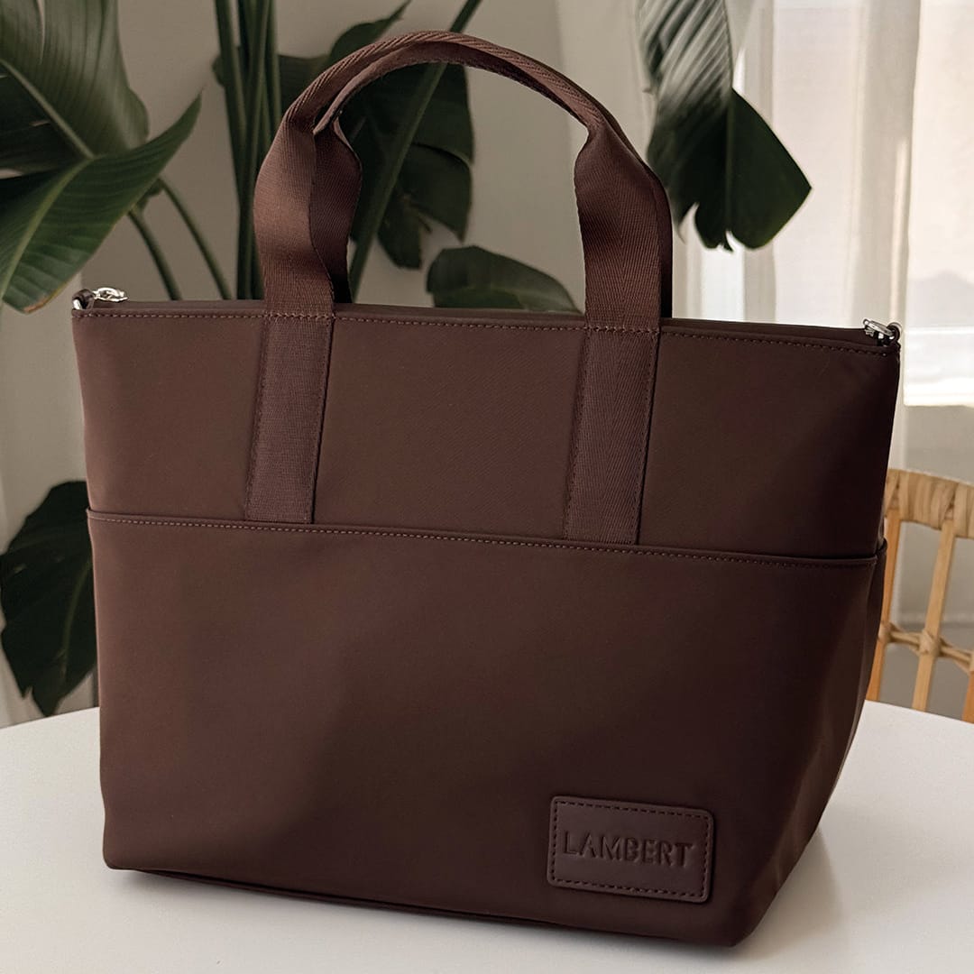 The Hollie - 2 in 1 Chocolate Insulated Lunch Bag